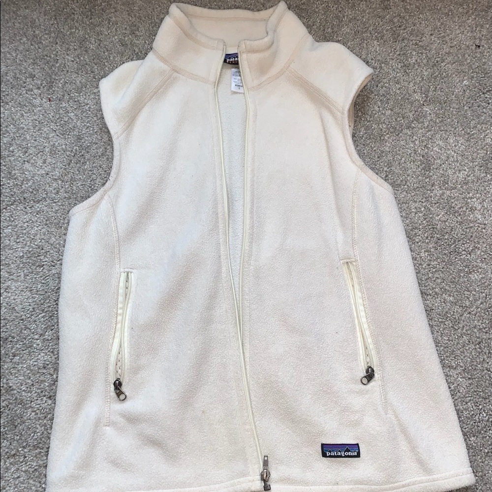White Patagonia Vest